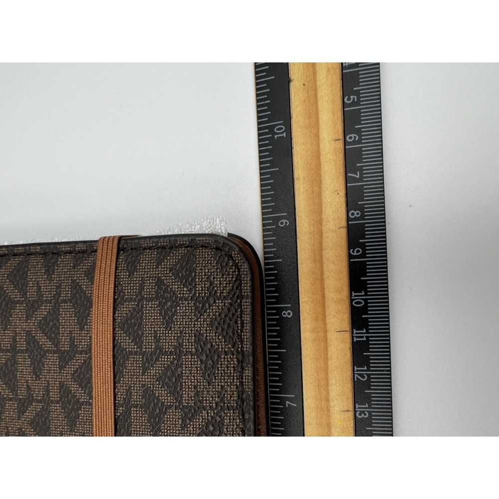 Michael Kors Brown MK Logo Medium Size Notebook New - Picture 3 of 7
